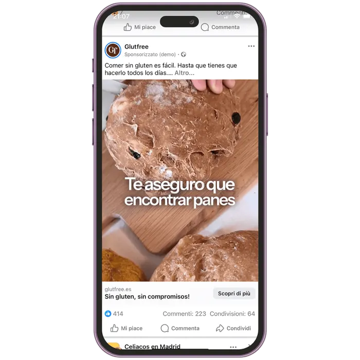 Inserzione Meta di Glutfree